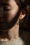 Gold Fingerprint Earring VI by Heeseung Koh