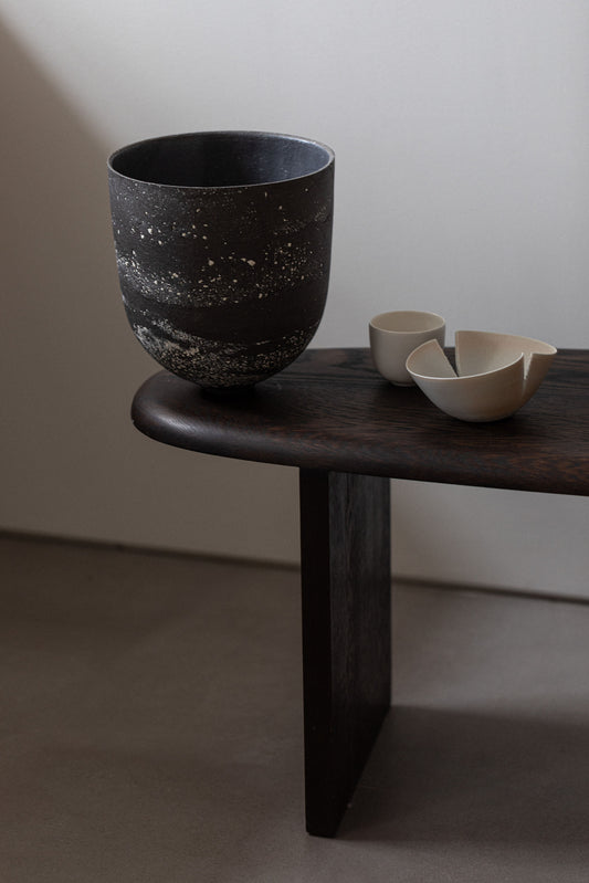 HoJung Kim Large Black Vessel