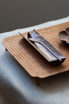 Square Tea Leaf Tray in Walnut