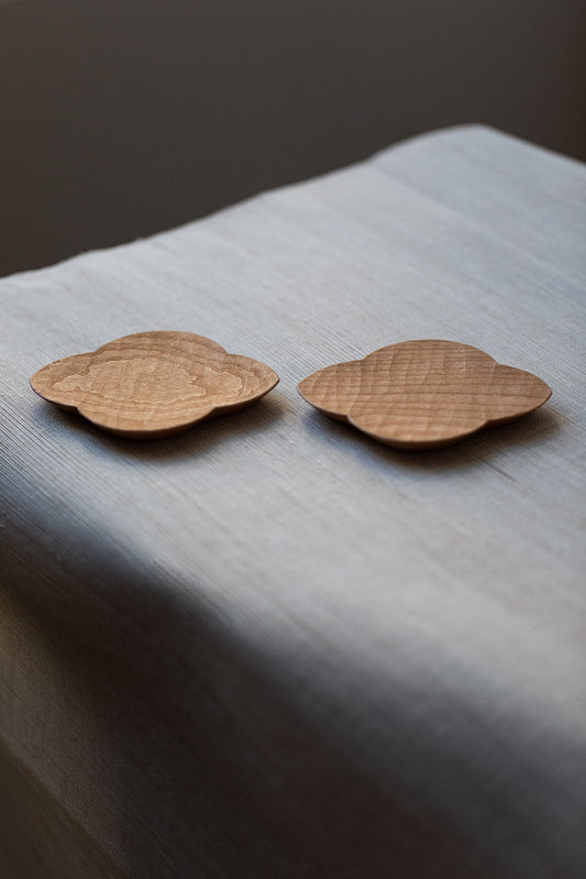 Cloud Form Mini Plate in Cherry II