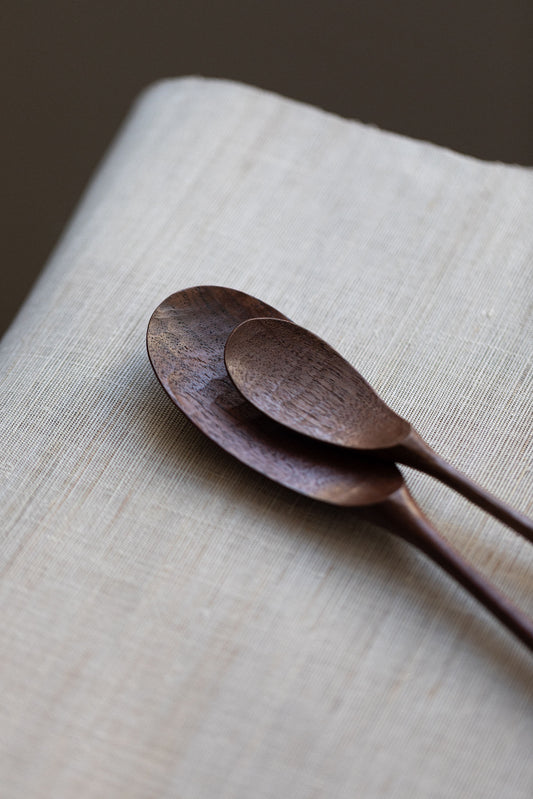 Dessert Spoon in Walnut