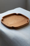 Cloud Form Rimmed Tray in Cherry
