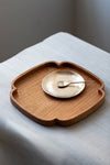 Cloud Form Rimmed Tray in Cherry