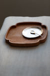 Cloud Form Rimmed Tray in Cherry