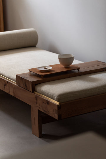 Cloud Form Footed Tray in Cherry