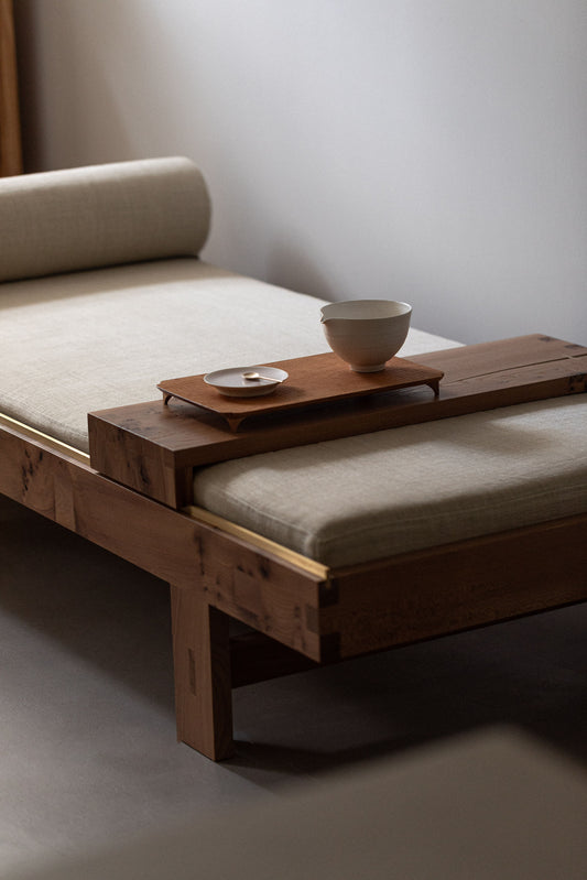 Cloud Form Footed Tray in Cherry