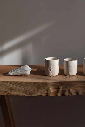 Floral Relief Cup (Matcha Sharing Cup) by Hyejin Lee