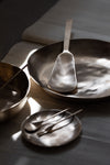 Hand-forged Bronze Serving Bowl L