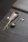 Hand-forged Bronze Serving Spoon