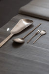 Hand-forged Bronze Serving Spoon