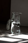 Bark Textured Jug with Handle, L