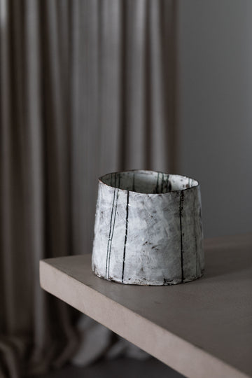 Tall Lines Large Cylinder