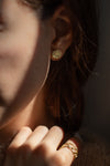 Ancient Coin Stud Earrings