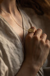 Ancient Coin & Rope Ring