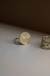 Ancient Coin & Rope Ring