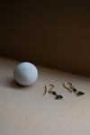 Ancient Pyramid Diamond Drop Earrinsg