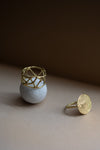 Constalaition Ring with Salt & Pepper Diamonds