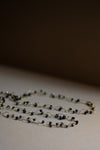 Link Diamond Necklace with Black Diamonds