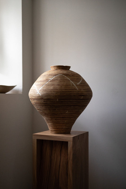 "WOOD JAR"  by Shinji Matsuo