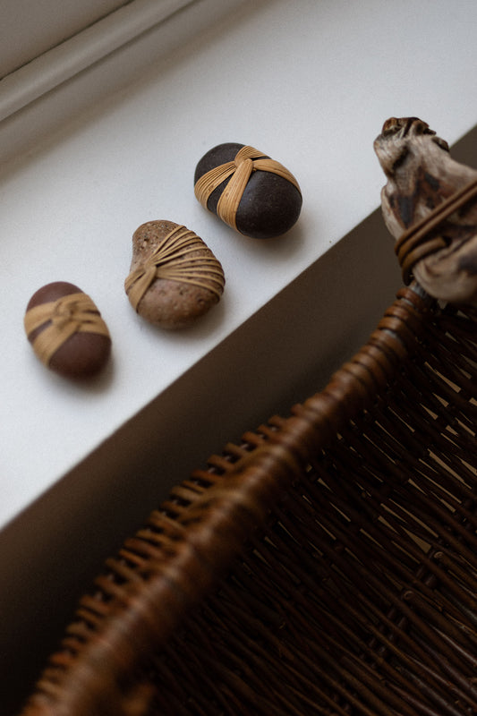 Woven Stone L I by Shizu Designs