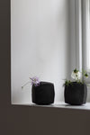 Black Cube Vase
