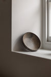 Shallow Grey Bowl M by Tamotsu Suzuki