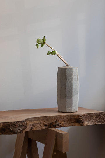 Faceted Stem Vase II by Tim Lake