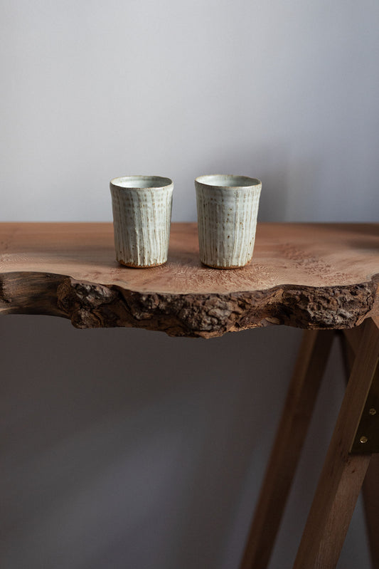 Vertically Textured Beakers