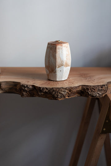 Faceted Stem Vase