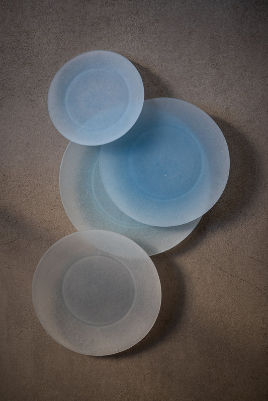 Tangshui Studio Ink Blue Plate 16cm