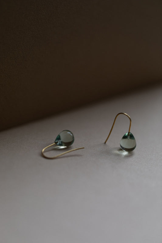 Gold & Beryl Earrings ii