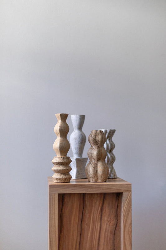 White Sculpture III by Chinoko Sakamoto