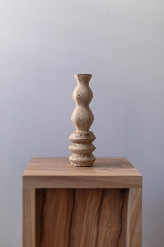 Yellow Brown Sculpture I by Chinoko Sakamoto
