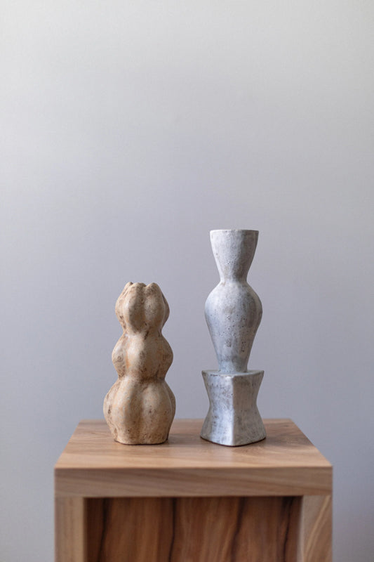 Yellow Brown Sculpture II by Chinoko Sakamoto