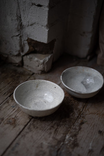 Korean Style Wonky Bowl Halo White II