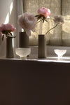 Cylinder Vases in Pearl Grey