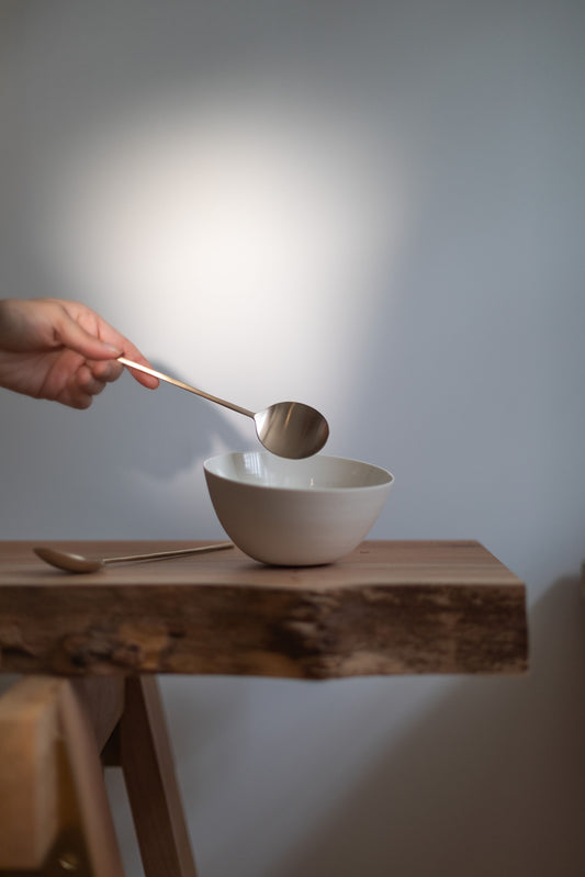 Hand-forged Bronze Spoon by Ji-Ho Lee