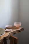 Large Peach Bowl by Celia Dowson