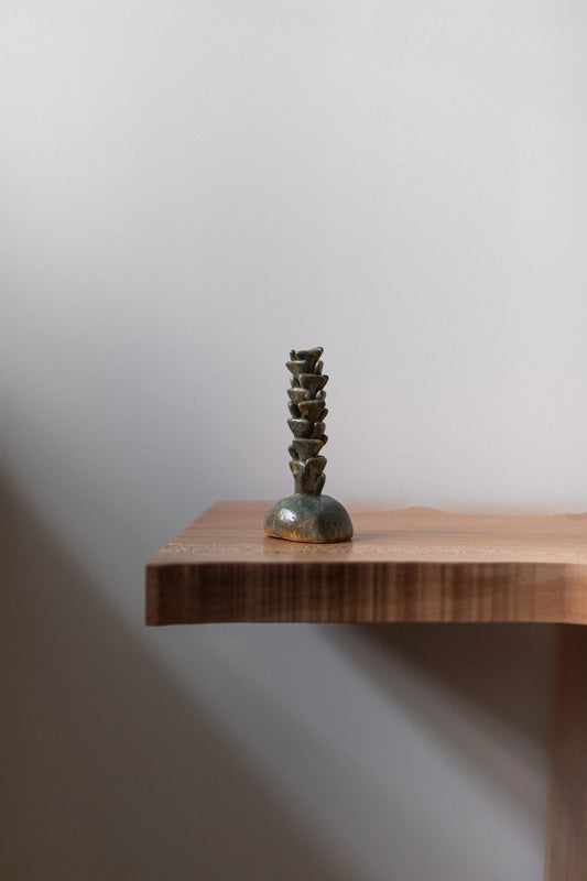 Blue / Green Sculpture by Chinoko Sakamoto