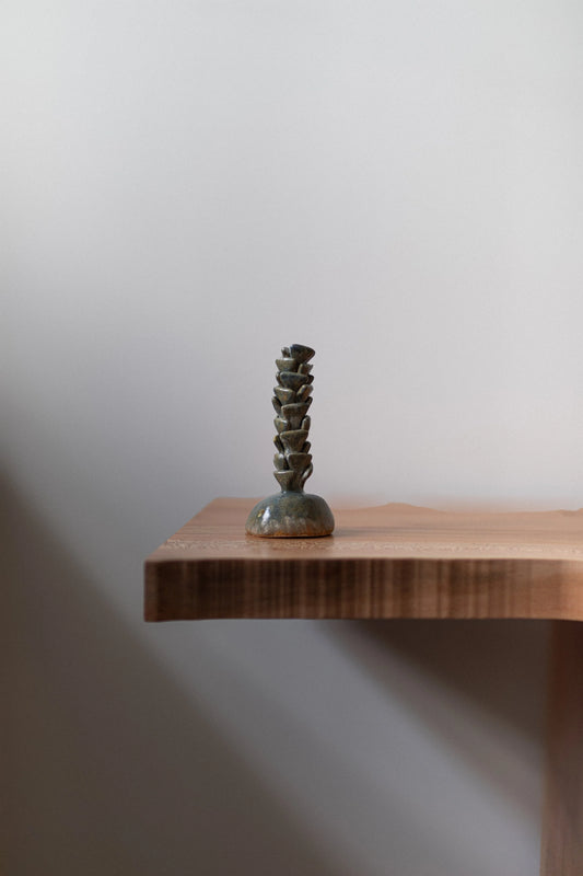 Blue / Green Sculpture by Chinoko Sakamoto