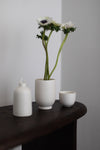 White Tall Bowl by Elaine Sheppard Bolt