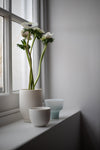 White Tall Bowl by Elaine Sheppard Bolt