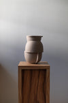 Medium Constructed Vessel, Grey, by Derek Wilson