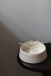 Porcelain twig chalk vessel III by Elaine Sheppard Bolt