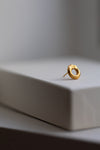 Gold Fingerprint Earring VIII by Heeseung Koh