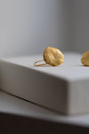Gold Fingerprint Earring VI by Heeseung Koh