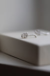 Silver Fingerprint Earring VI by Heeseung Koh