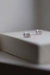 Silver Fingerprint Earring V by Heeseung Koh