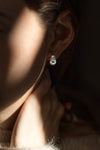Silver Fingerprint Earring V by Heeseung Koh