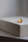 Gold Fingerprint Earring VII by Heeseung Koh